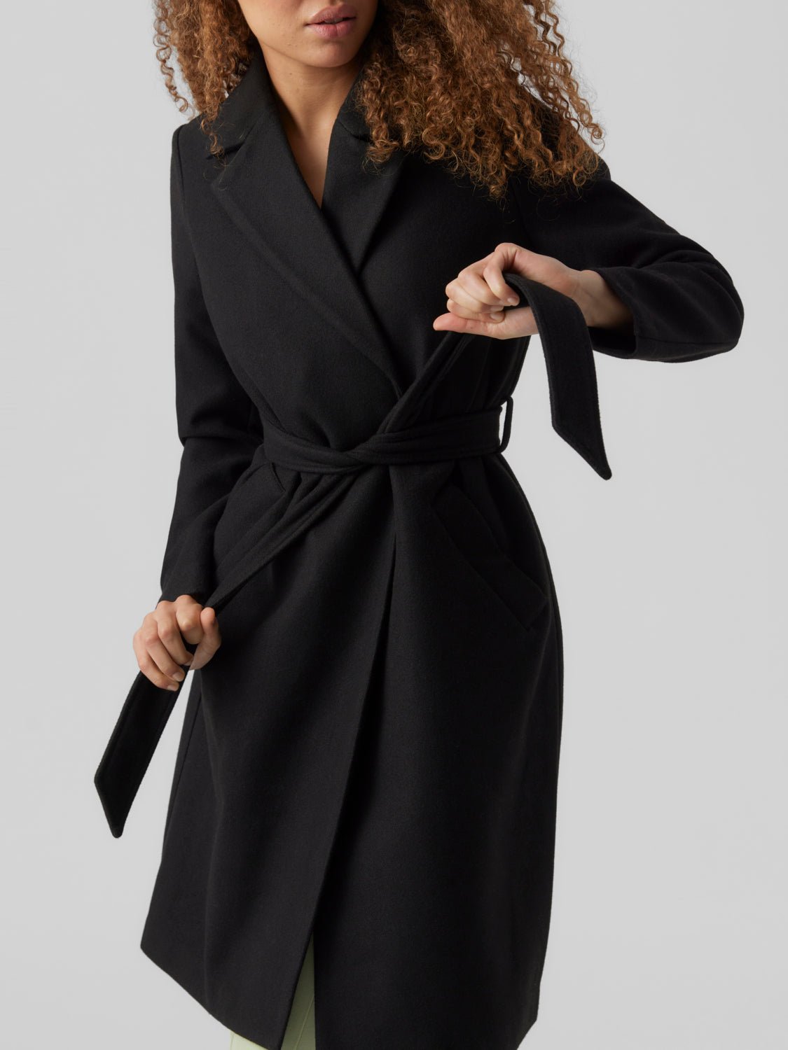 VMFORTUNEAYA Coat - Black - VERO MODA & VILA Bergvik